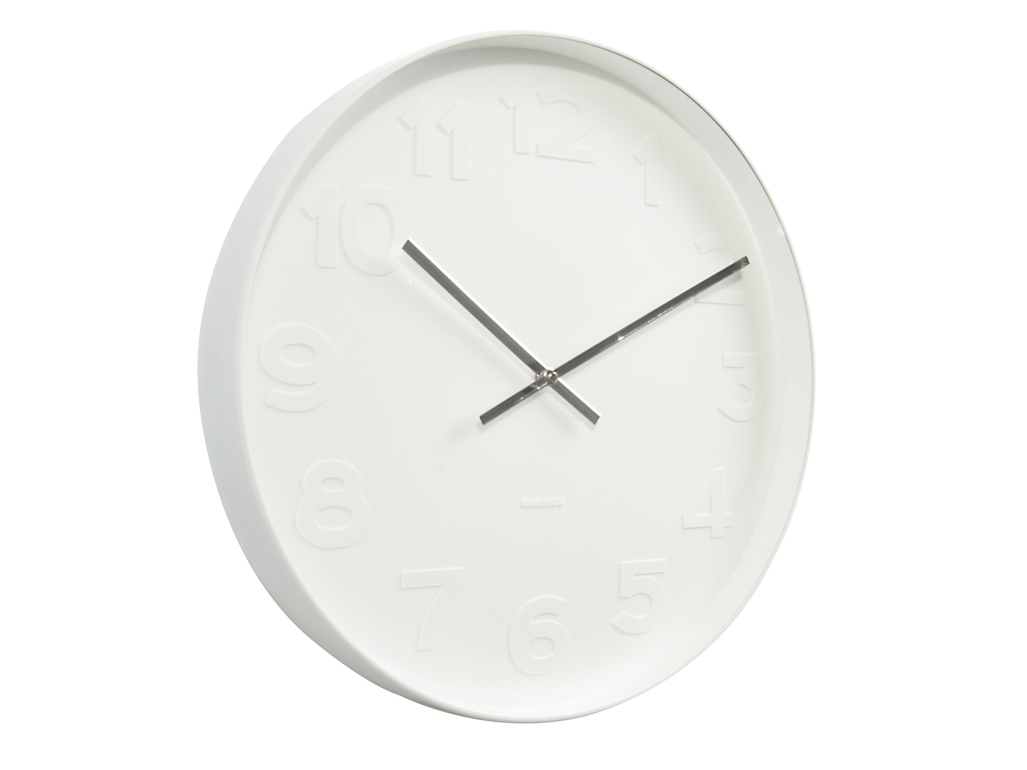 White wall clock