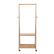 Artiss Clothes Rack Coat Stand 165x59cm Hanger Wheels
