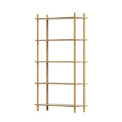 Artiss Bookshelf 5 Tiers Bookcase Display Shelves Wooden Storage Stand Rack Pine
