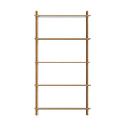 Artiss Bookshelf 5 Tiers Bookcase Display Shelves Wooden Storage Stand Rack Pine