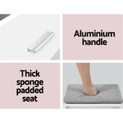 Demi White Dressing Table Stool Set Sliding Mirror