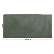 2 Pack Bath Sheets Set Cotton Extra Large Towel Green