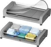 Set 2 Pcs XXL Under Bed Rolling Storage Containers with 50L Large Capacity and Wheels