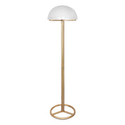 Sarantino Metal Floor Lamp with White Acrylic Shade by Sarantino