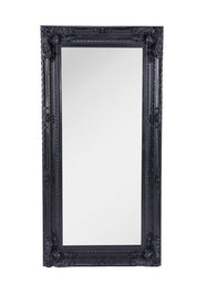 LUX French Provincial Ornate Mirror - Black