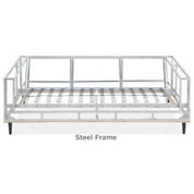 Jolie 3 Seater Sofa Fabric Uplholstered Lounge Couch - Quartz