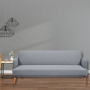 Brianna 3 Seater Sofa Bed Fabric Uplholstered Lounge Couch - Light Grey