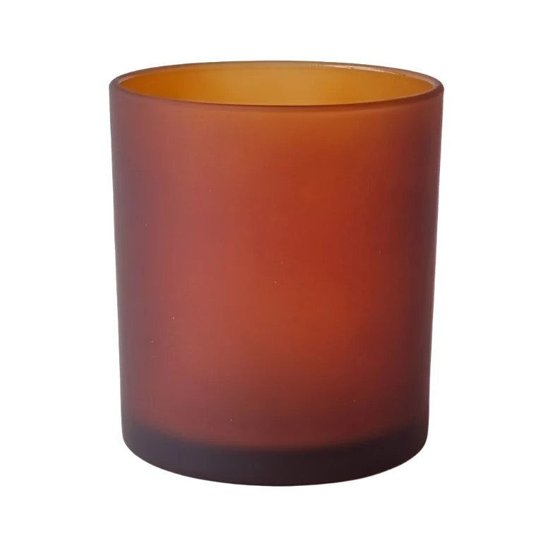 20 Pack Brown Frosted Glass Votive Tealight Candle Holders House Party Cenrepiece Xmas Wedding Decor Glass Candlestick Party Decorations Bridal Valentines Event