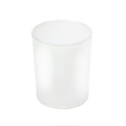 40 Pack Frosted White Glass Votive Candle Holders for Candle Making Kit Tealight Candles Cup Home Decoration