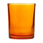 10 Pack Orange Glass Votive Tealight Candle Holders House Party Cenrepiece Xmas Wedding Decor Glass Candlestick Party Decorations Bridal Baby Shower Event