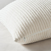 Corduroy Velvet Cushion Covers - Soft Velvet Fabric with Hidden Zipper - Stylish Mix of Beige Shades, 30cm x 50cm (Pack of 4)