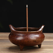 Antique Incense Burner - Pure Copper Binaural Small Indoor