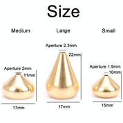 10-piece Drop-shaped Incense Burner Bracket - Medium Size