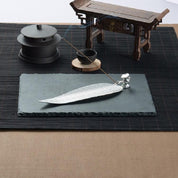 Large Sandalwood Incense Sticks with Leaf Ornaments - Silver