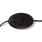 165cm Adjustable Bamboo Tripod Floor Lamp Light with Linen Shade & Built-In Table