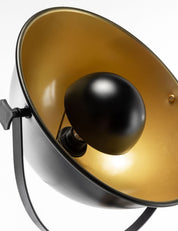 Premium Tripod Spotlight Lamp Nautical Designer Extendable Light - Matte Black