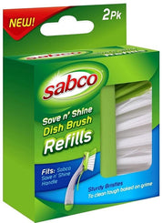 Sabco Pk2 Save N Shine Dish Brush Refill fits Save and Shine Handle