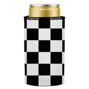 Large Checkerboard Stubby Cooler 2-Pack - Standard