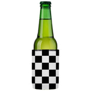 Large Checkerboard Stubby Cooler - Standard