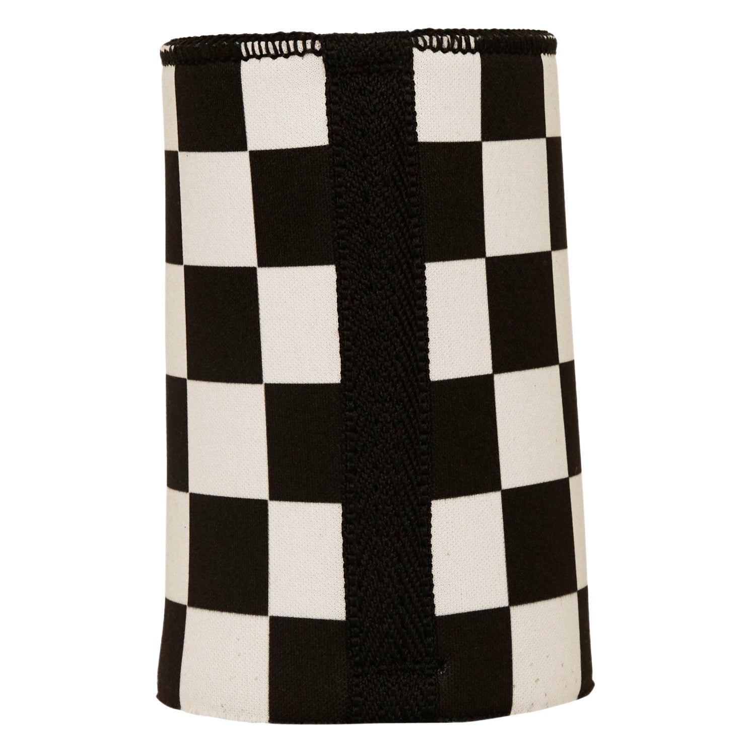 Large Checkerboard Stubby Cooler - Standard