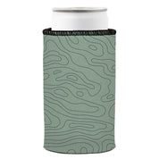Topographic Map Stubby Cooler 2-Pack - Standard