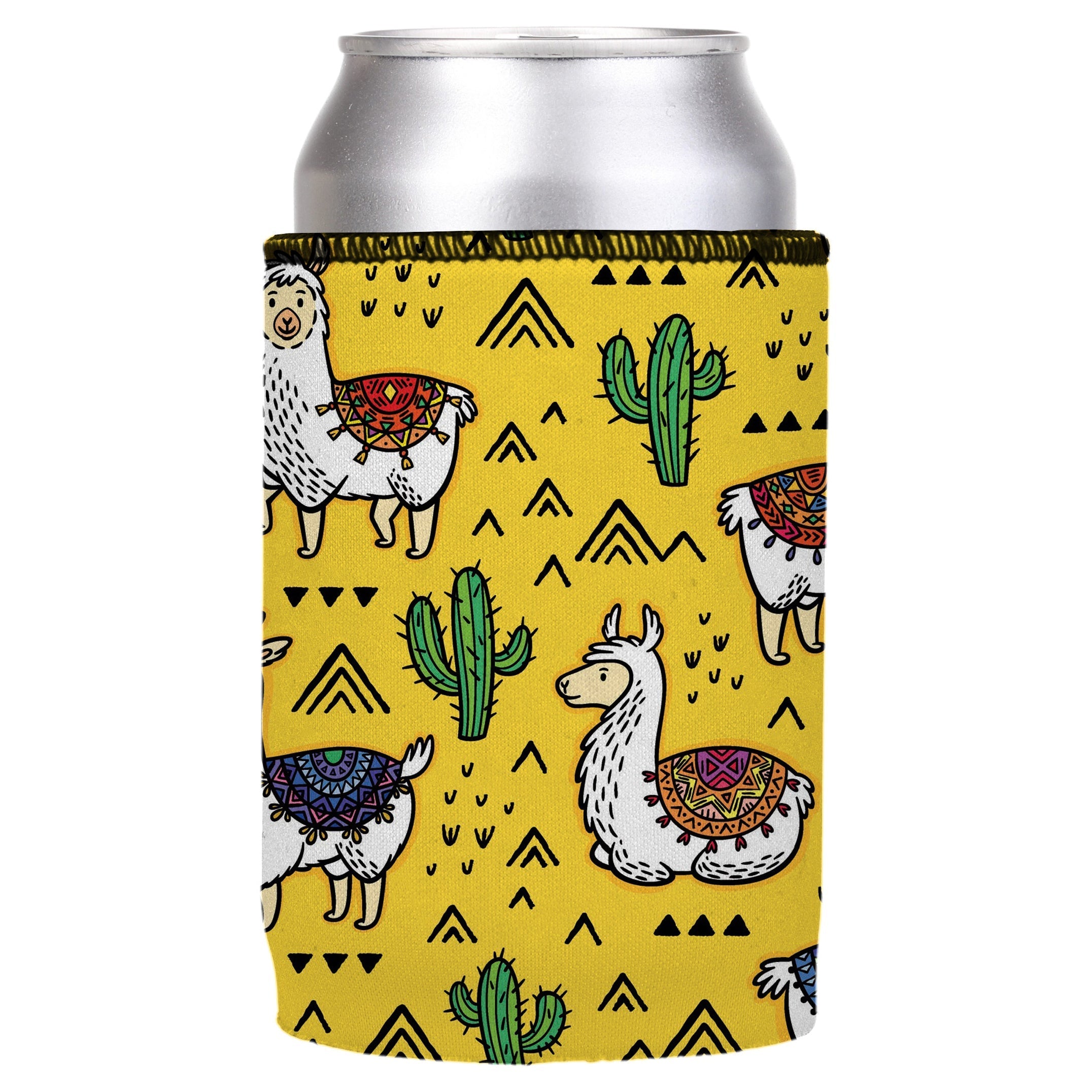 Llamas & Cactus Stubby Cooler 2-Pack - Standard