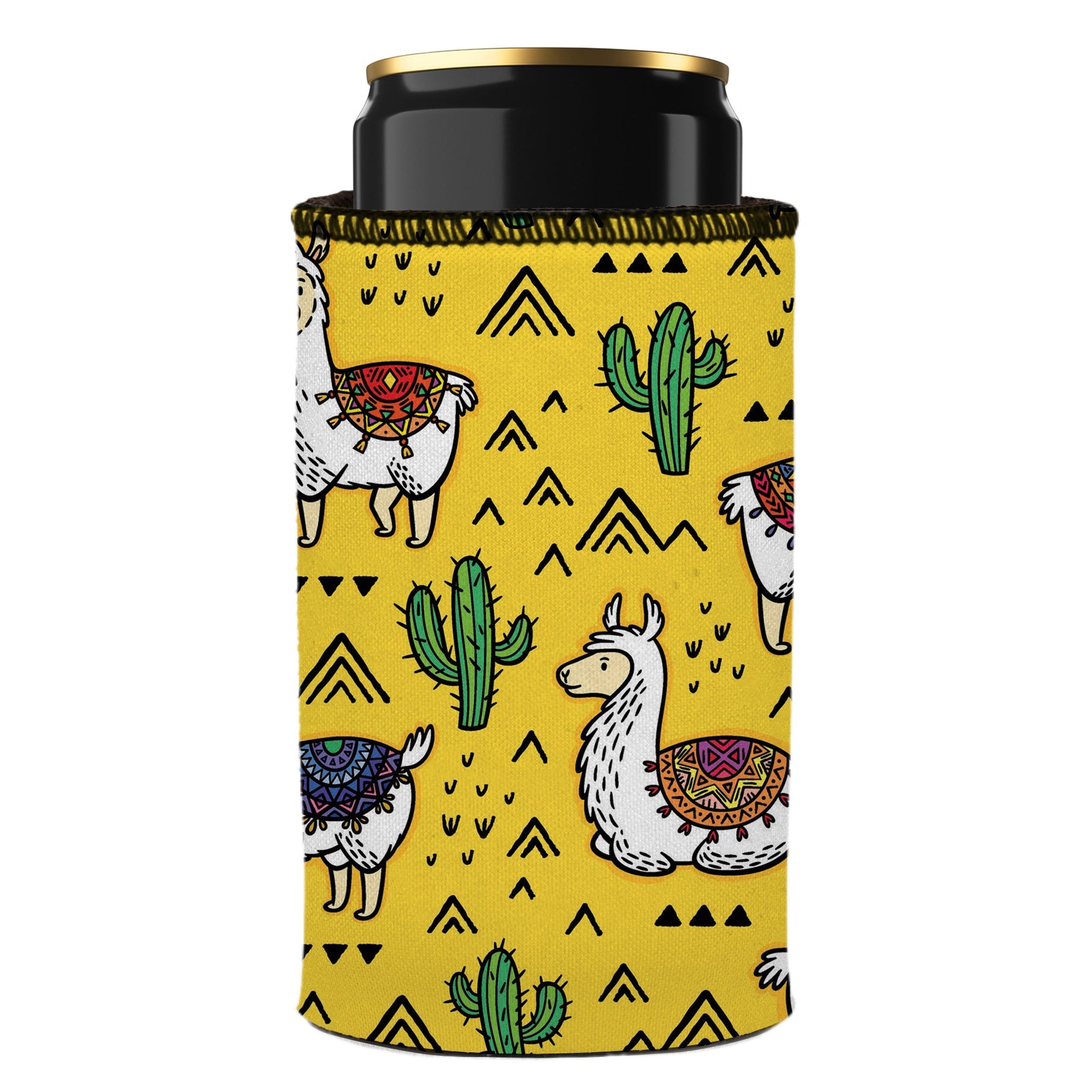 Llamas & Cactus Stubby Cooler - Standard