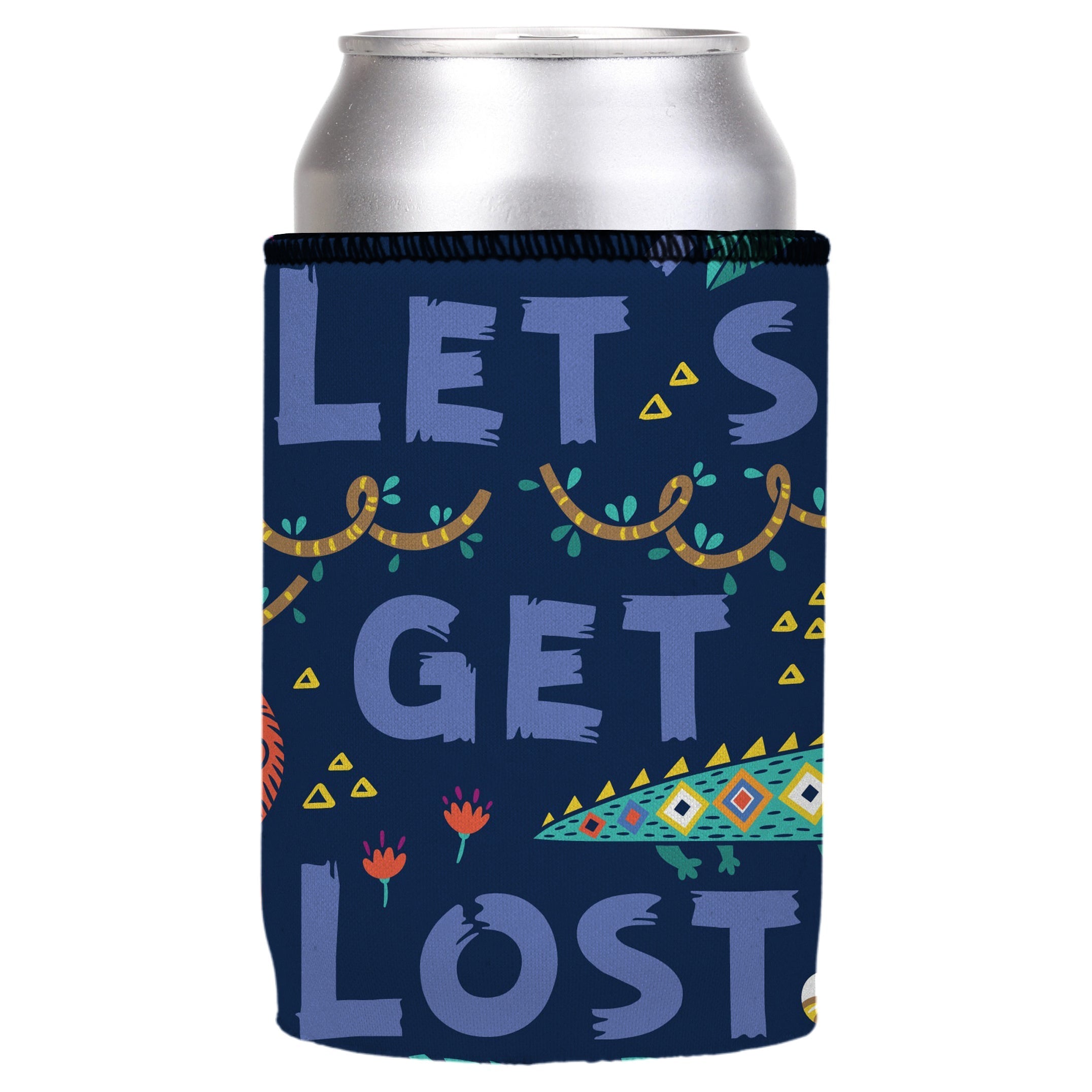 Lets Get Lost in the Wild Stubby Cooler 2-Pack - Standard