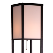 Shelf Floor Lamp - Shade Diffused Light Source with Open-Box Shelves