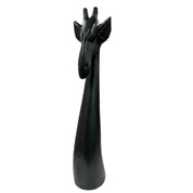 Handcrafted Black Giraffe Ornament 49cm