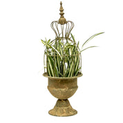 Vintage Style Elaborate Tall Cloche 66cm