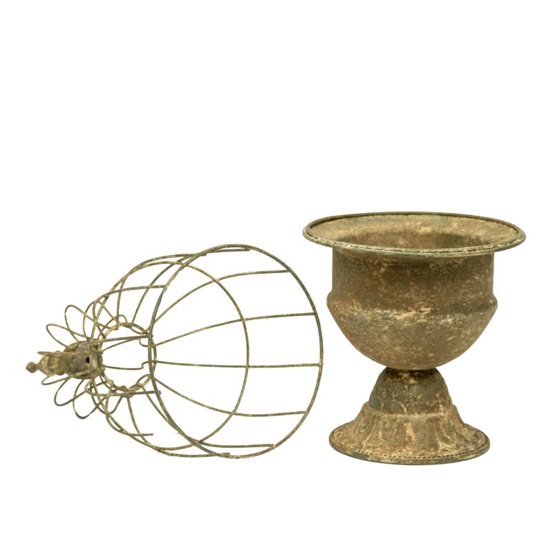 Vintage Style Elaborate Tall Cloche 66cm