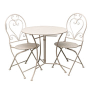Bordeaux 3pc Setting Round Table + 2 Chairs