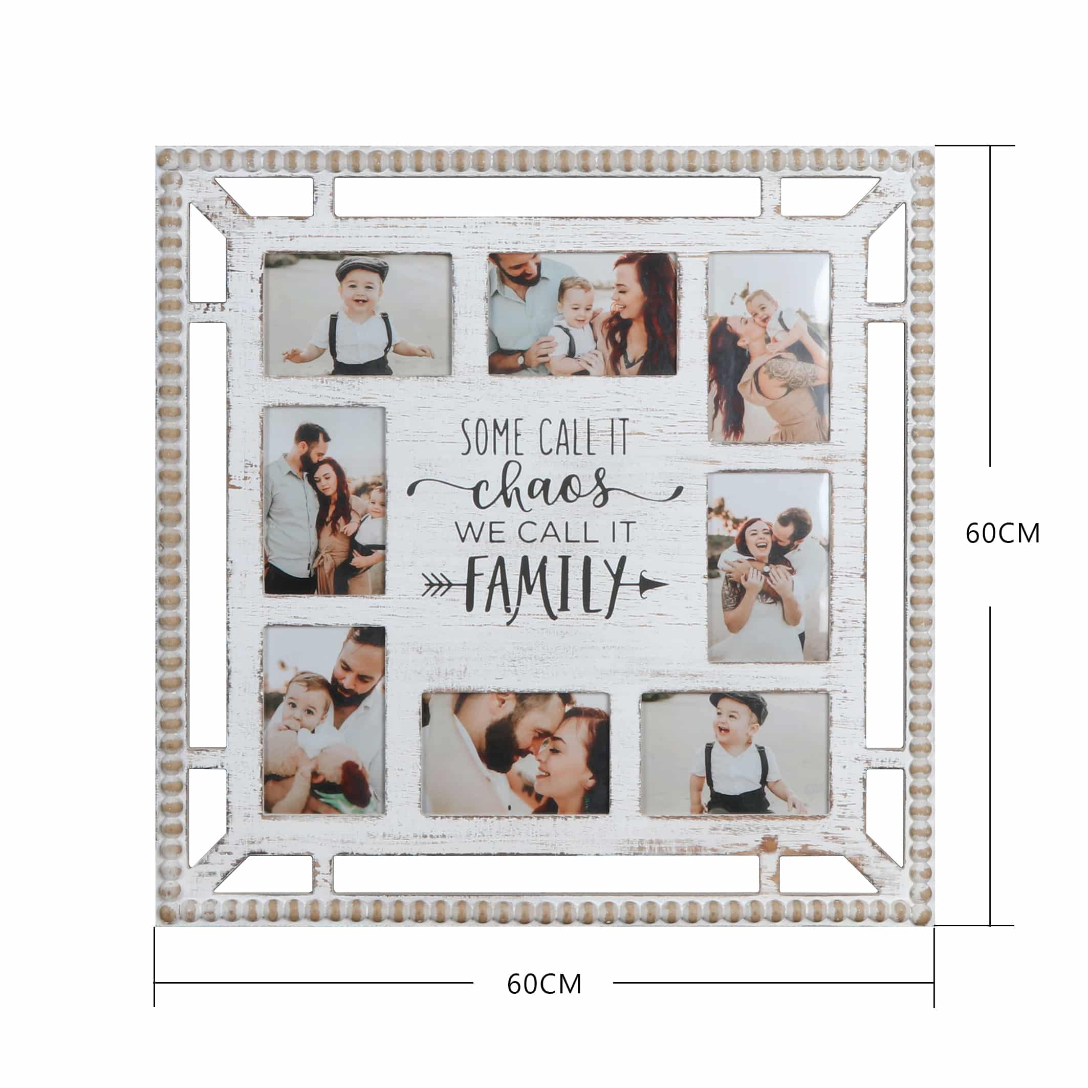 We Call It Family' Wall Hanging Photo Gallery Collage 60cm