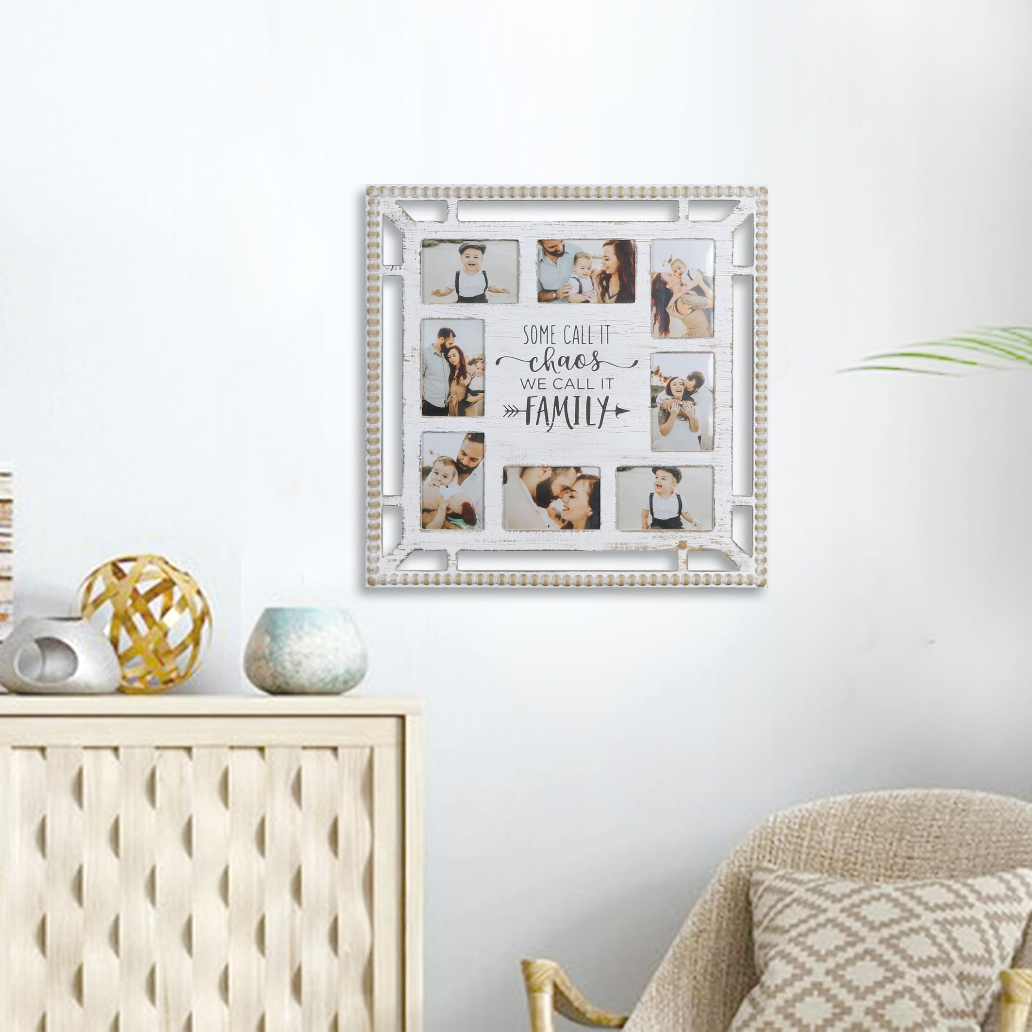 We Call It Family' Wall Hanging Photo Gallery Collage 60cm