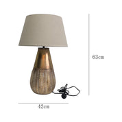 Lustre Gold Table Lamp 42x63cm