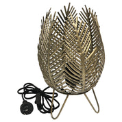 Gold Leaf Table Lamp 19x31cm