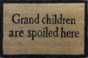 Grand Children Spoilt Here Doormat Door Mat 60x40cm