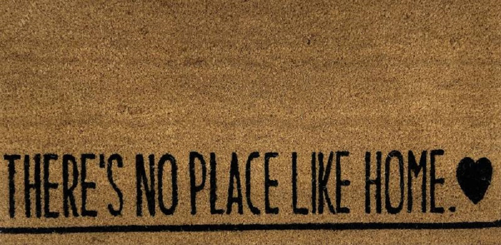 Large Theres No Place Like Home Doormat Door Mat 90cm