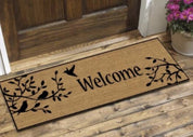 Welcome Bird Doormat Door Mat 90cm