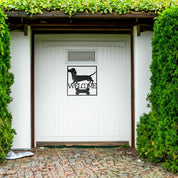 Welcome Dachshund Wall Art 40cm