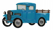 Blue Truck Metal Wall Art 70x40cm