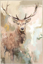 Hulio Deer Framed Canvas 80x120cm