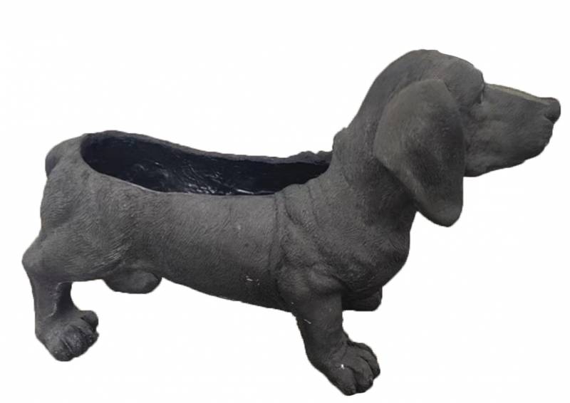 Victor Dog Planter 52x27cm