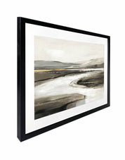 By The River Artwork Framed W Glass Front 60x80cm