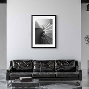 Stairway Artwork Framed W Glass Front 60x80cm