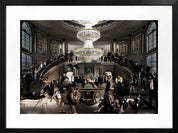 Welcome To The Party Artwork Framed W Glass Front 80x60cm