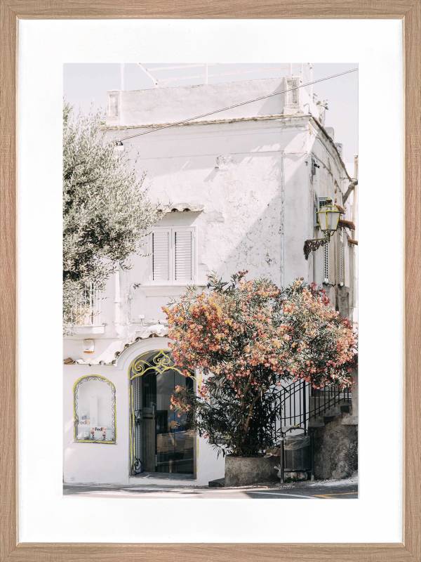 Italian Dreams Artwork Framed W Glass Front 60x80cm