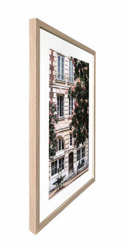 Peaceful Parisian Artwork Framed W Glass Front 60x80cm