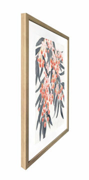 Australiana Artwork Framed W Glass Front 60x80cm